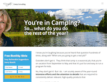Tablet Screenshot of camp-consulting.com